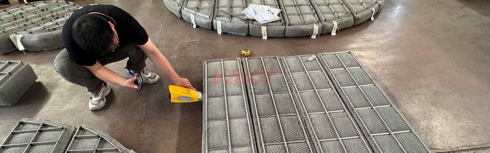 Verify correct material via Positive Material Identification (PMI).