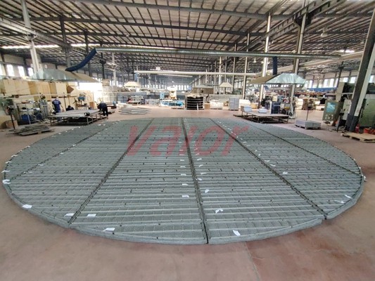 A large demister with 11500mm diameter pre-assembled in Hualai workshop.